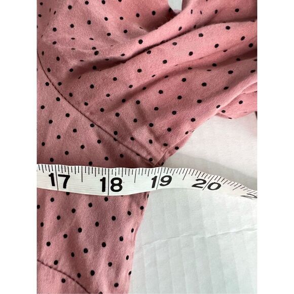 New York & Co size XS half button down polka dot shirt - Picture 8 of 8